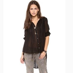 HP Free People Sisters of the Moon Tunic- Black S